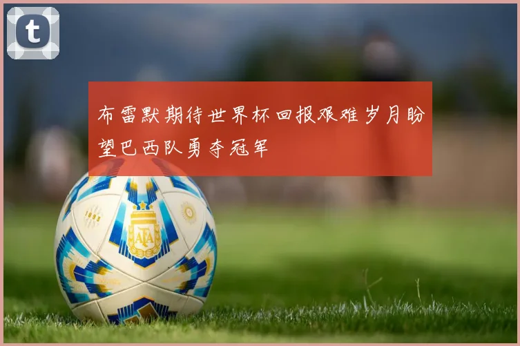 布雷默期待世界杯回报艰难岁月盼望巴西队勇夺冠军